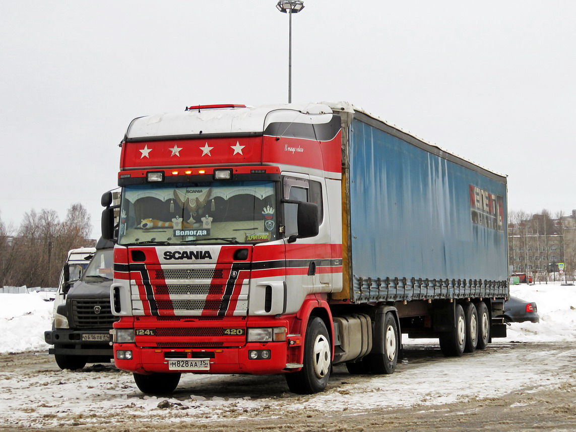 Вологодская область, № М 828 АА 35 — Scania ('1996) R124L