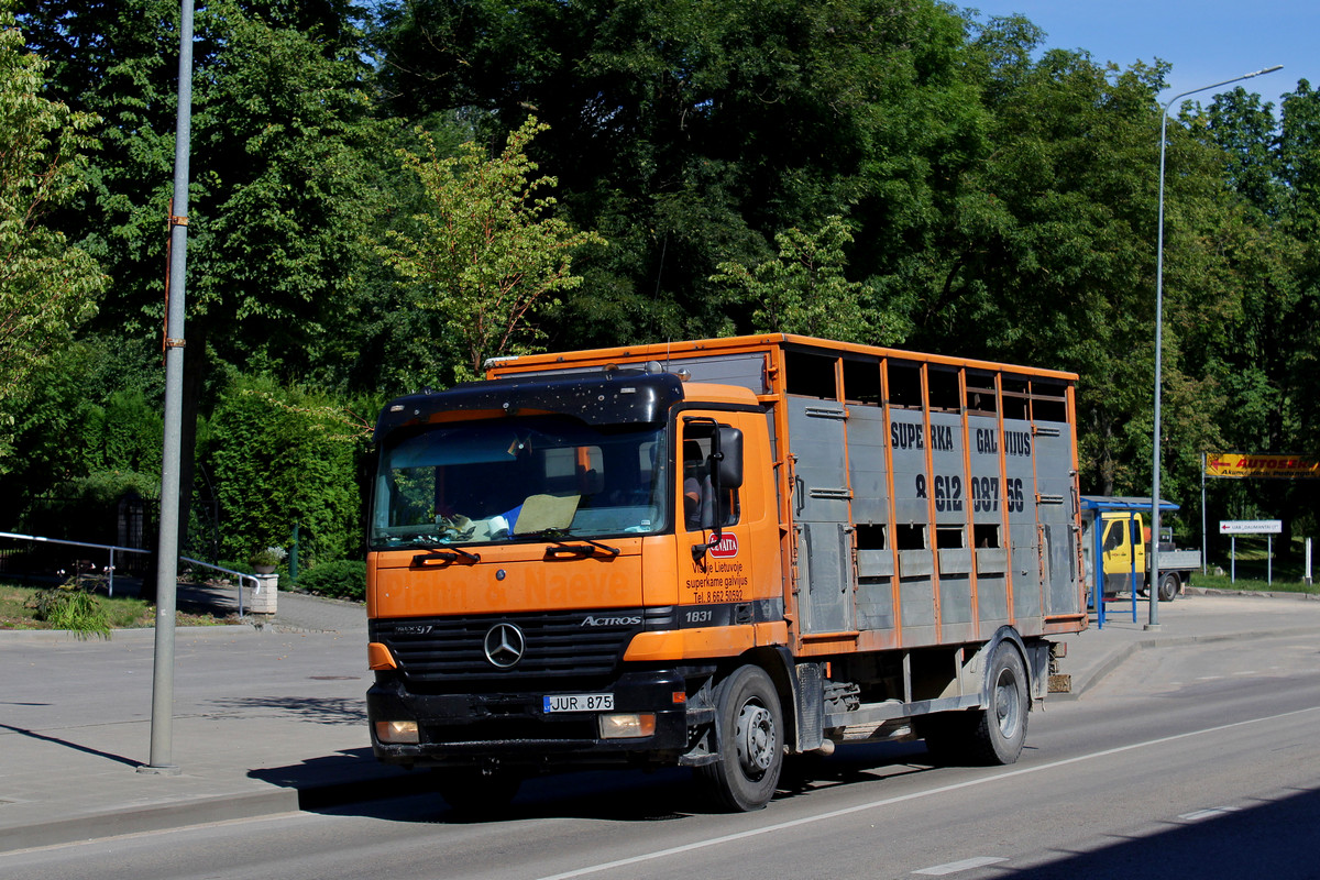 Литва, № JUR 875 — Mercedes-Benz Actros ('1997) 1831