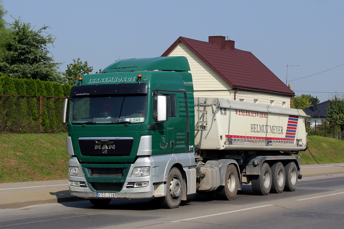 Литва, № KGS 238 — MAN TGX ('2007) 18.440