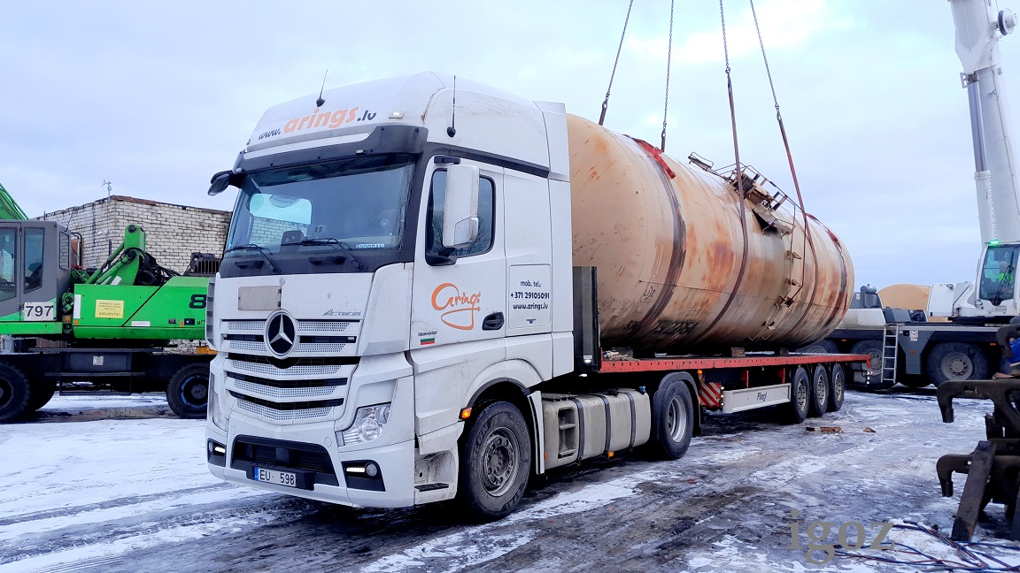 Латвия, № EU-598 — Mercedes-Benz Actros ('2011) 1848