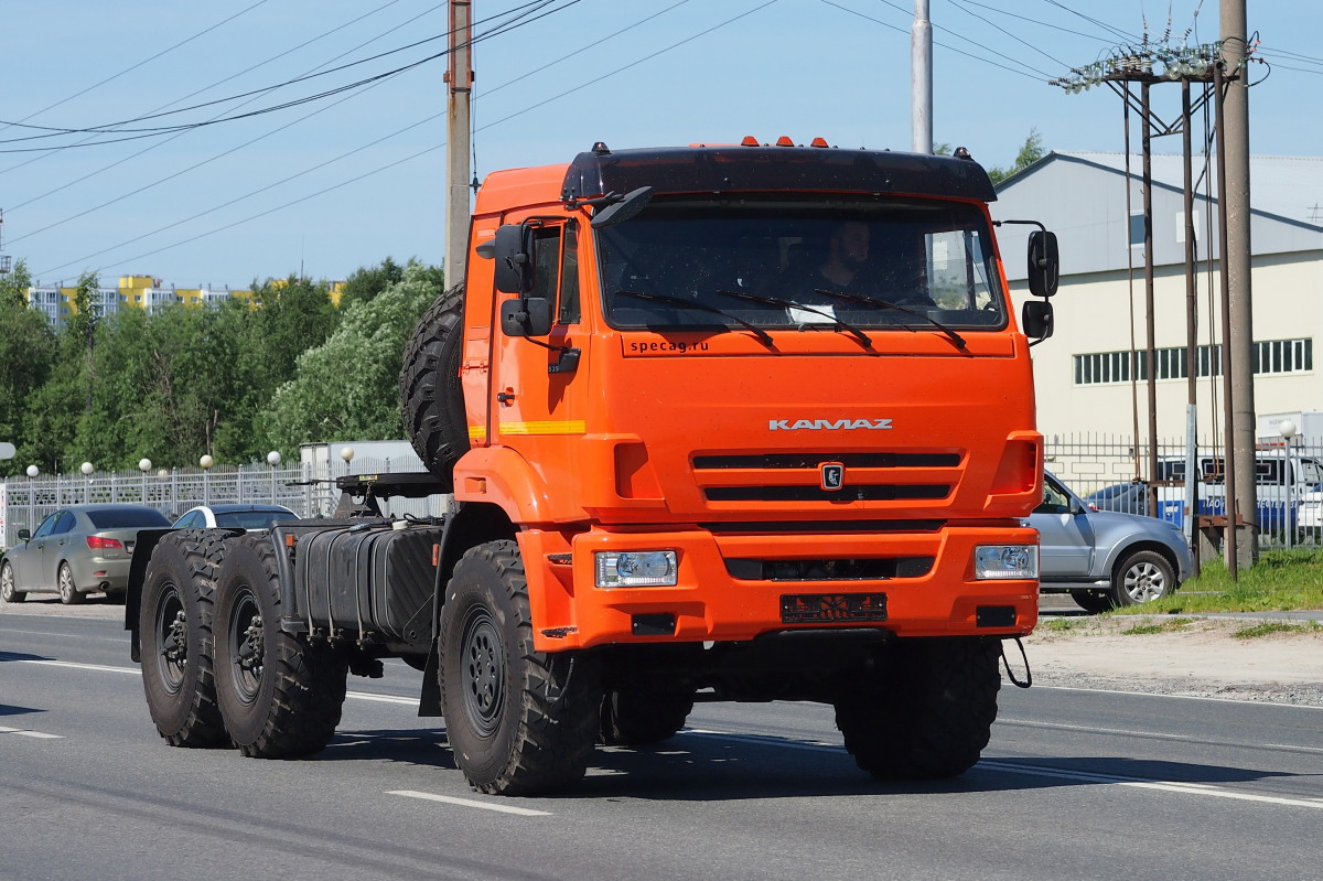 Ханты-Мансийский автоном.округ, № (86) Б/Н 0038 — КамАЗ-53504 (общая модель)