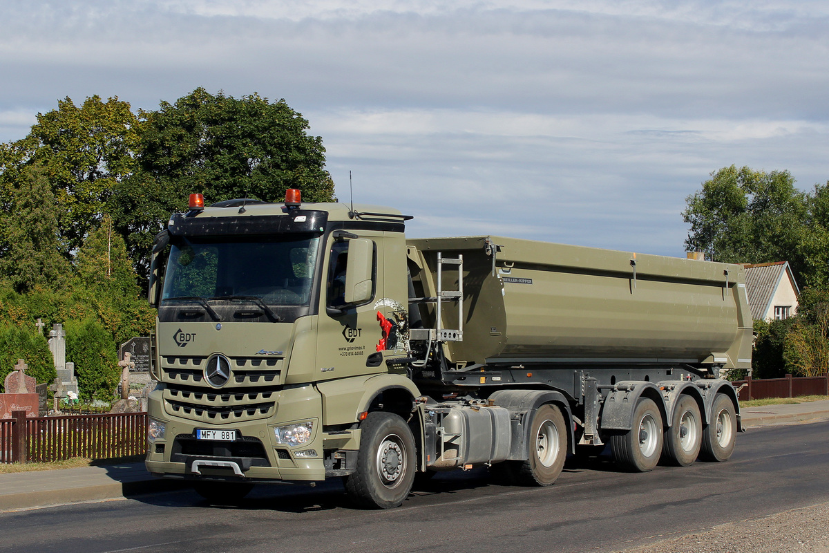 Литва, № MFY 881 — Mercedes-Benz Arocs (общ.м)