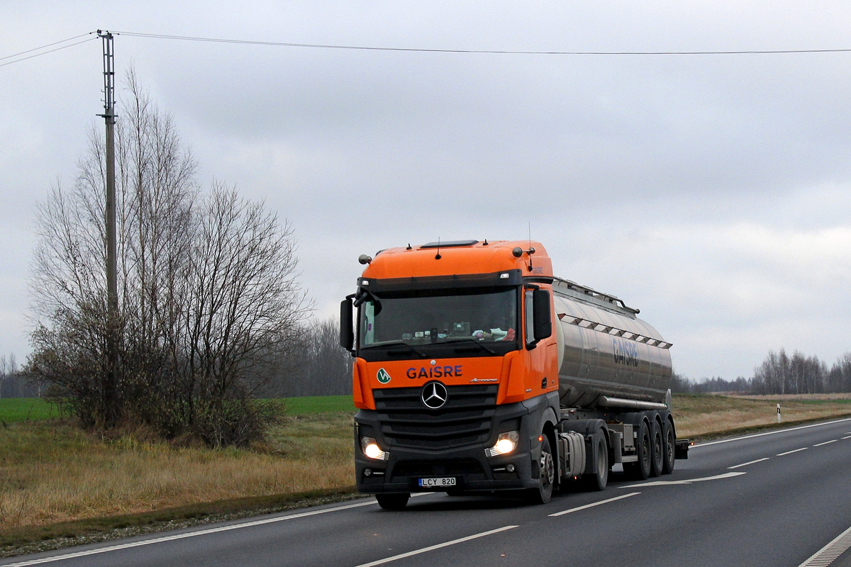 Литва, № LCY 820 — Mercedes-Benz Actros ('2011)