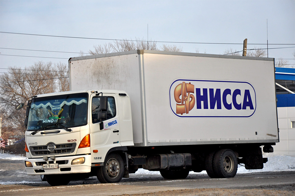 Алтайский край, № М 678 ХЕ 22 — Hino 500