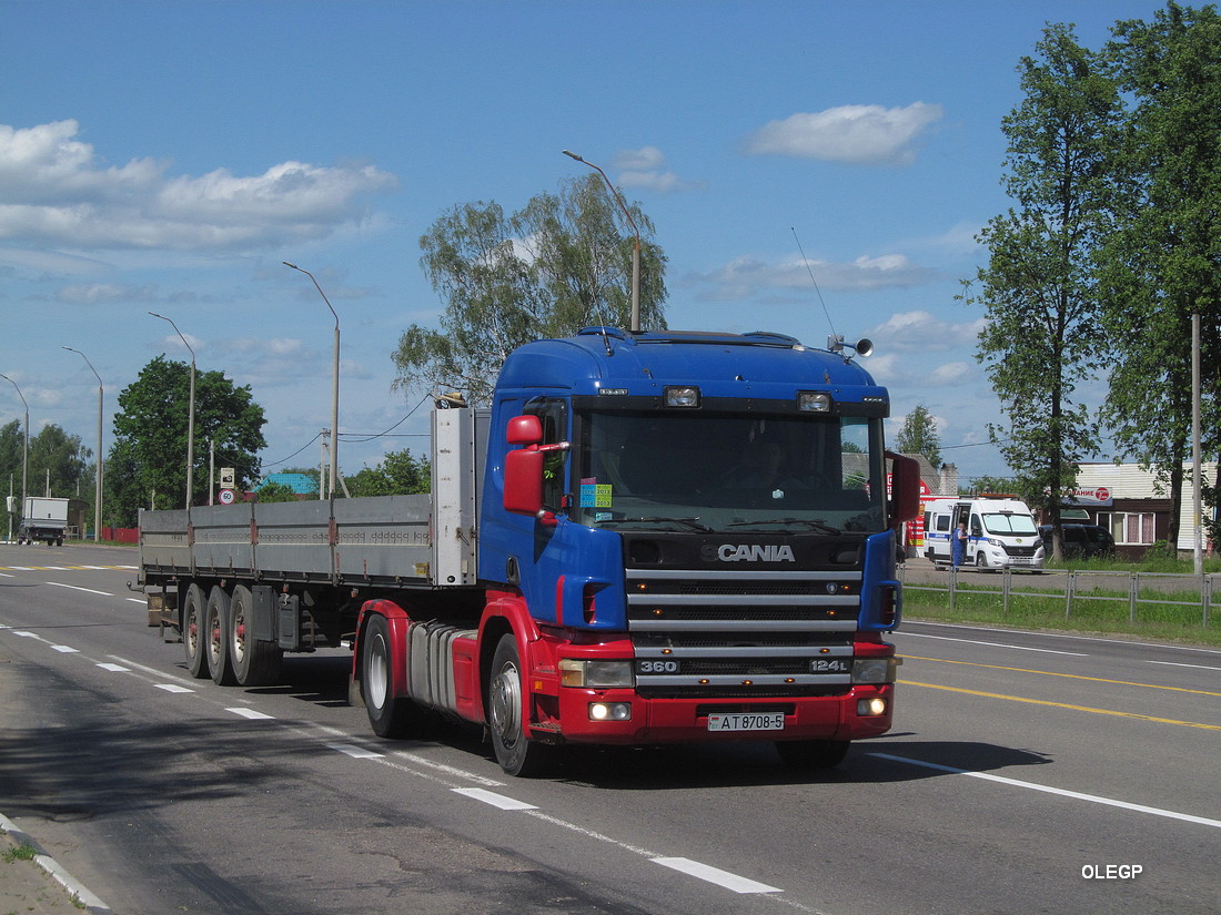 Минская область, № АТ 8708-5 — Scania ('1996) P124L