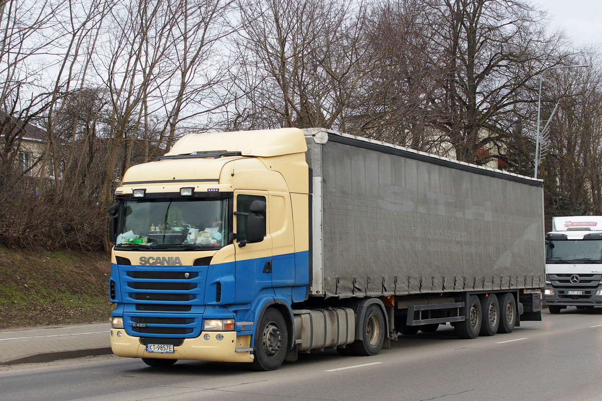 Польша, № KT 9857E — Scania ('2009) R420