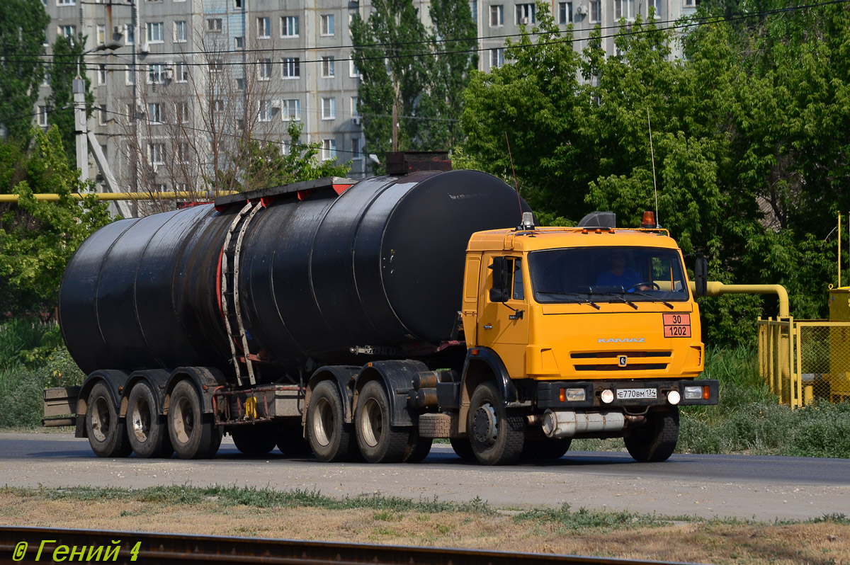 Волгоградская область, № Е 770 ВМ 134 — КамАЗ-65116-62