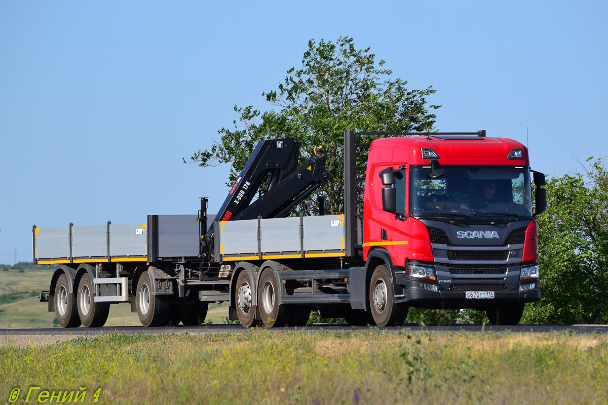 Волгоградская область, № Е 670 РТ 134 — Scania ('2016) P380