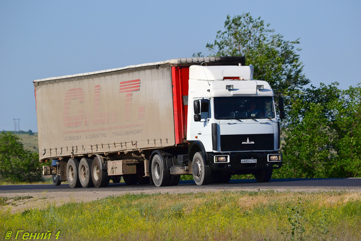 Волгоградская область, № В 880 РН 134 — МАЗ-5432A3