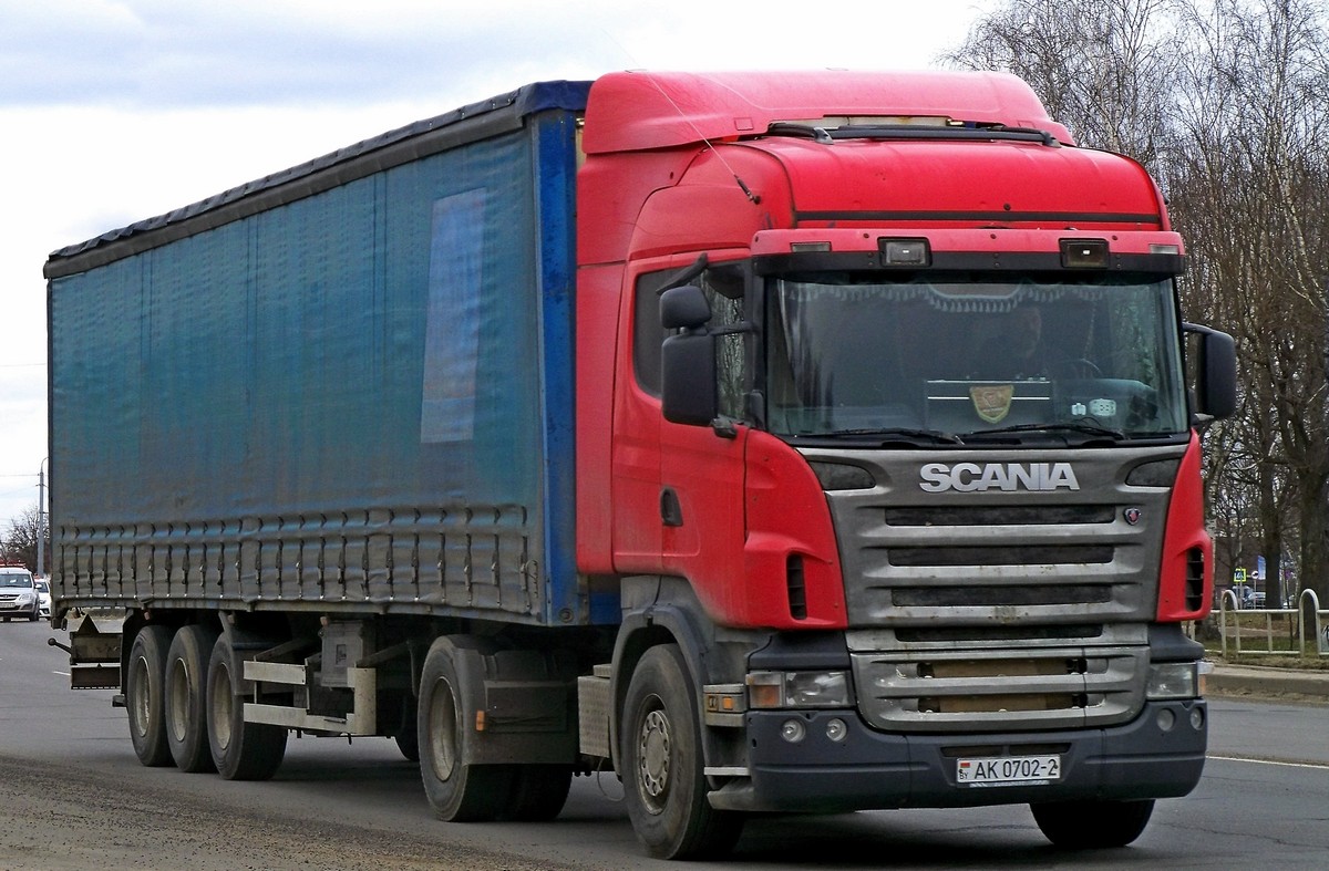 Витебская область, № АК 0702-2 — Scania ('2004, общая модель)