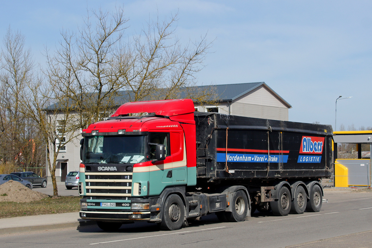 Литва, № FHU 646 — Scania ('1996) R124G