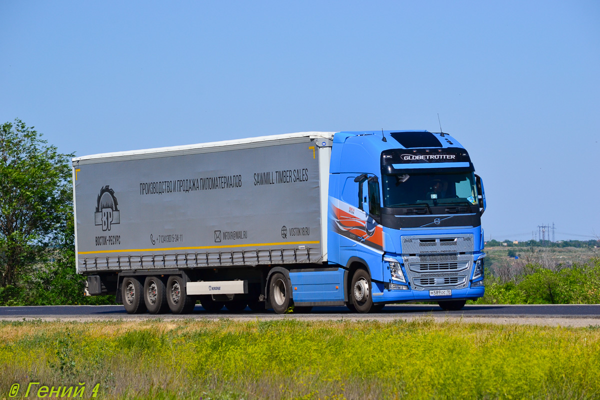 Удмуртия, № М 589 ОС 18 — Volvo ('2012) FH.500 [X9P]; Volvo ('2012) FH "Space Edition" (Волгоградская область)