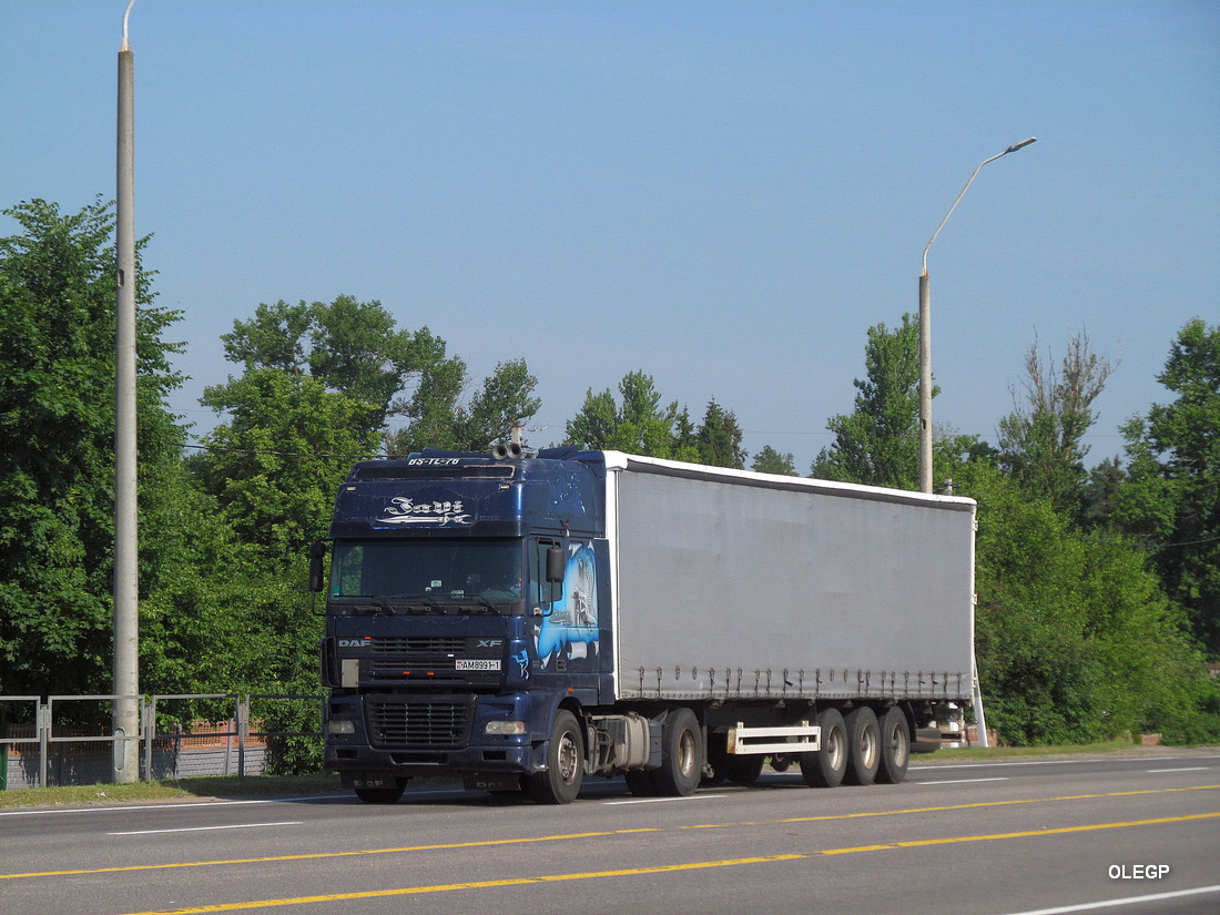 Брестская область, № АМ 8991-1 — DAF XF95 FT