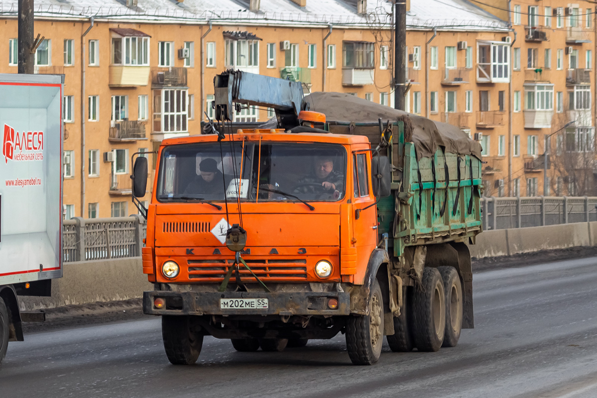 Омская область, № М 202 МЕ 55 — КамАЗ-5320