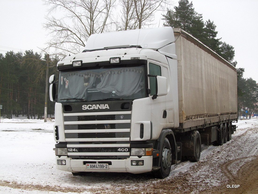 Витебская область, № АМ 4199-2 — Scania ('1996) R124L