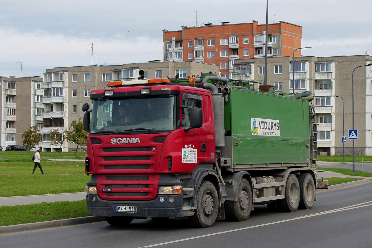 Литва, № KUR 910 — Scania ('2004) R420