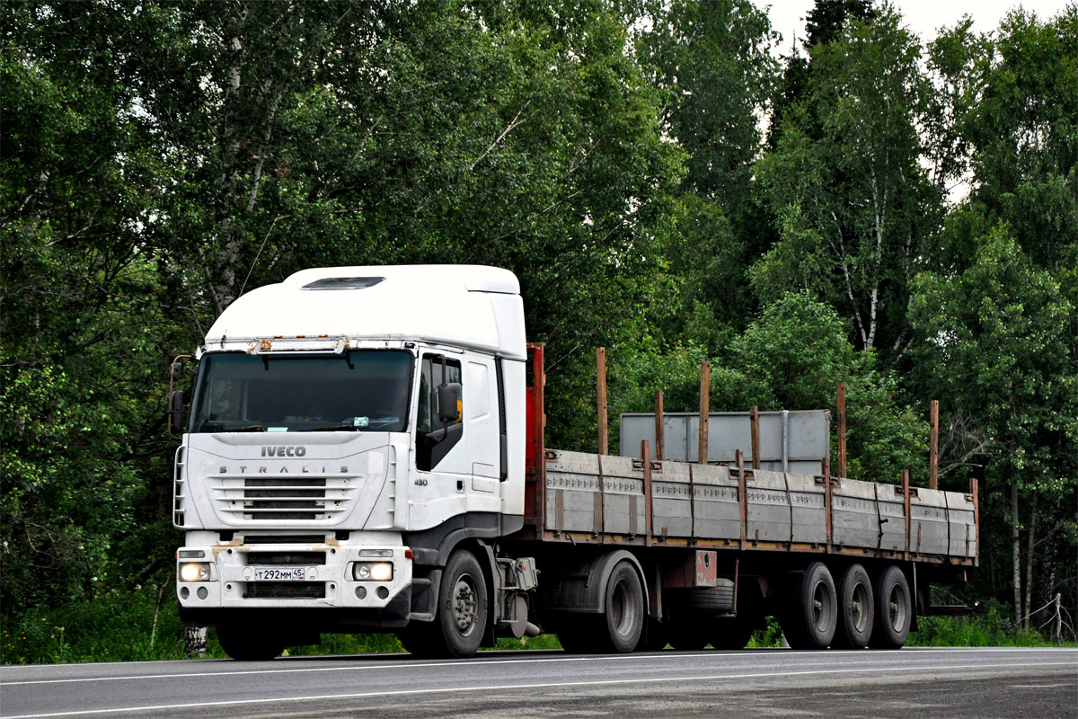 Курганская область, № Т 292 ММ 45 — IVECO Stralis ('2002) 430