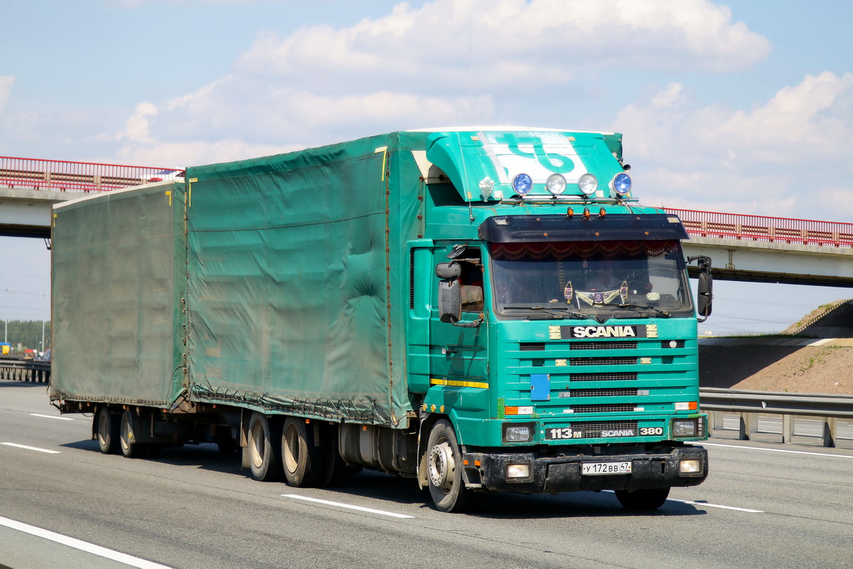 Ленинградская область, № У 172 ВВ 47 — Scania (III) R113M