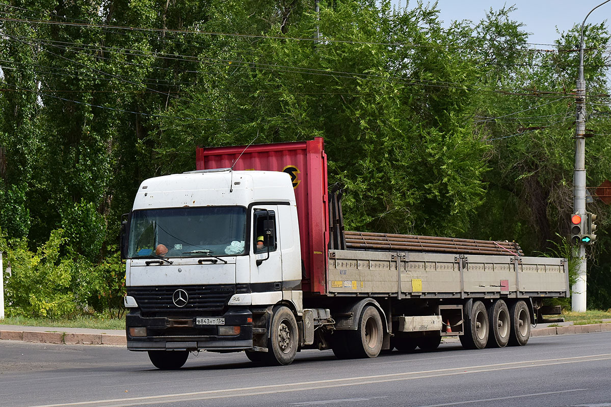 Волгоградская область, № В 843 НТ 134 — Mercedes-Benz Actros ('1997) 1840