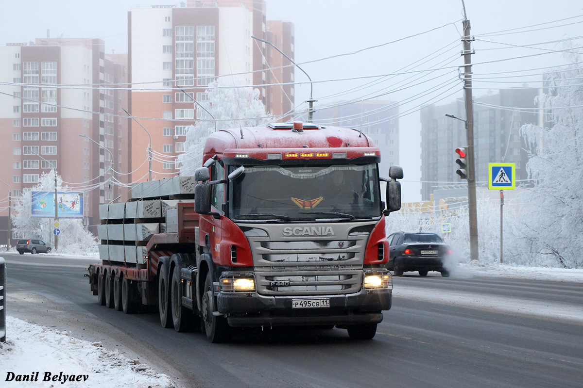 Коми, № Р 495 СВ 11 — Scania ('2011) P440