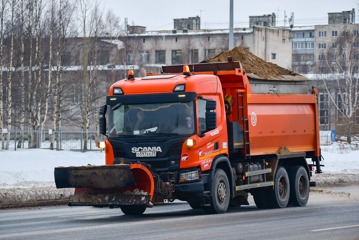 Архангельская область, № О 597 ЕХ 29 — Scania ('2016) P440