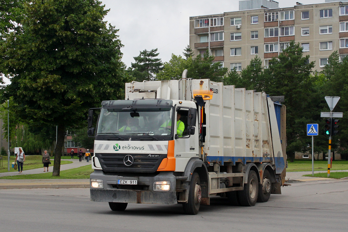 Литва, № EZK 911 — Mercedes-Benz Axor (общ.м)