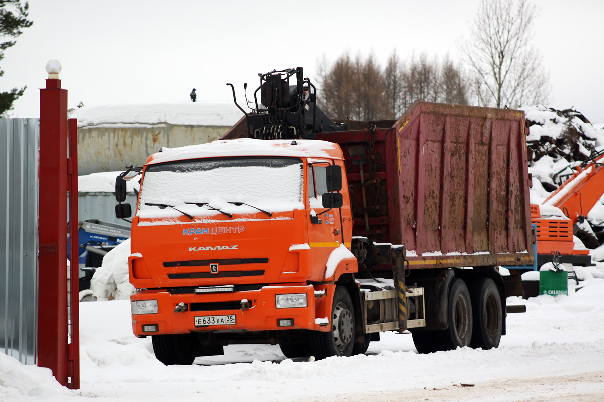 Вологодская область, № Е 633 ХА 35 — КамАЗ-65115-L4(19)
