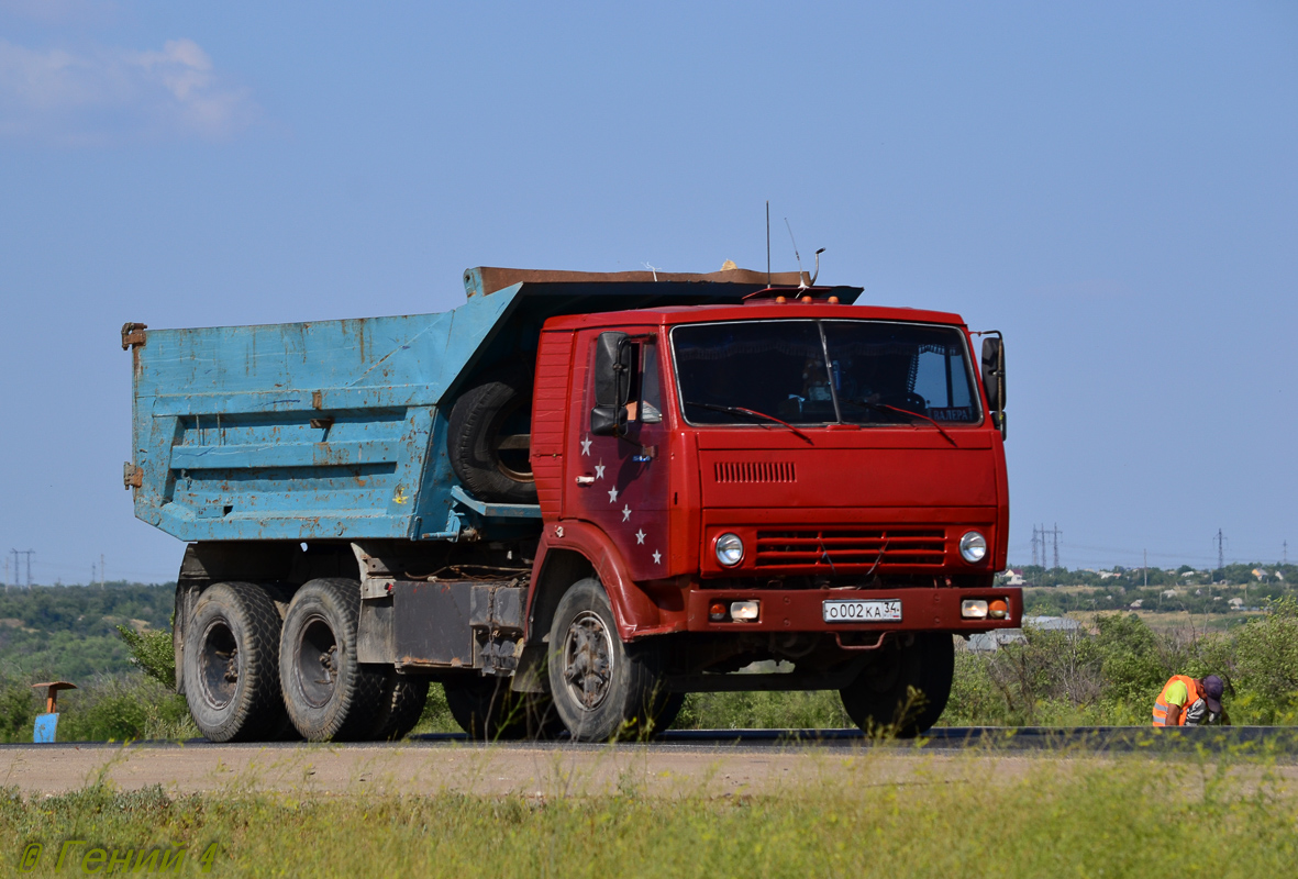 Волгоградская область, № О 002 КА 34 — КамАЗ-5410