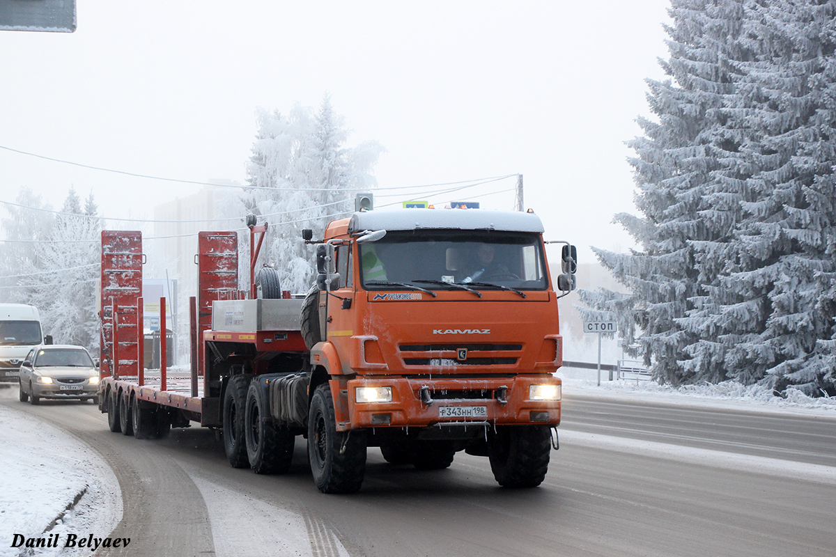 Санкт-Петербург, № Р 343 НН 198 — КамАЗ-53504-50