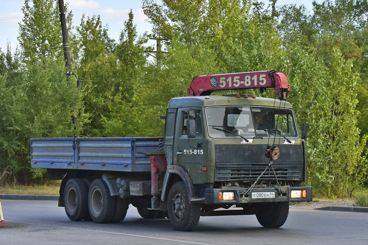 Волгоградская область, № Е 080 ЕН 34 — КамАЗ-53212