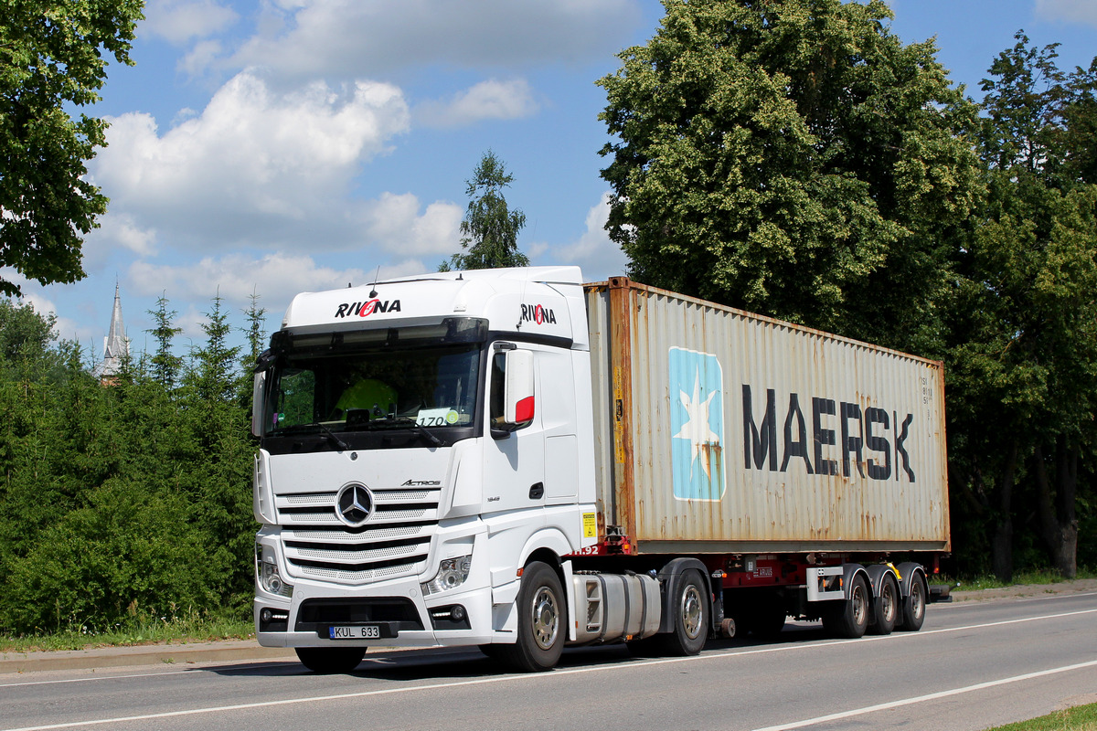 Литва, № KUL 633 — Mercedes-Benz Actros ('2011) 1848