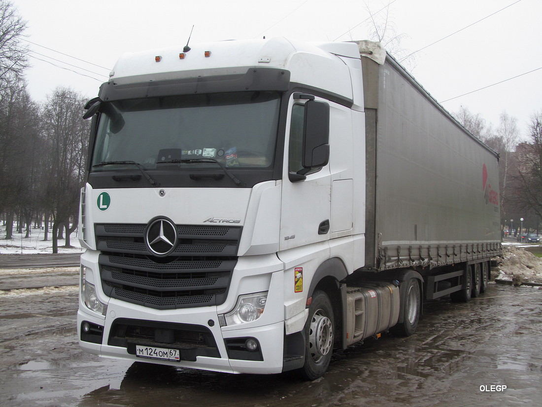 Смоленская область, № М 124 ОМ 67 — Mercedes-Benz Actros '18 1845 [Z9M]