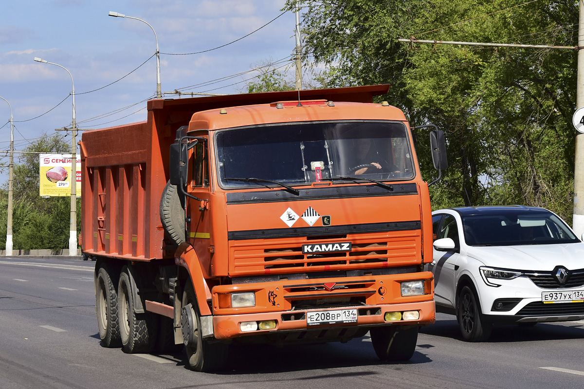 Волгоградская область, № Е 208 ВР 134 — КамАЗ-6520 [652000]