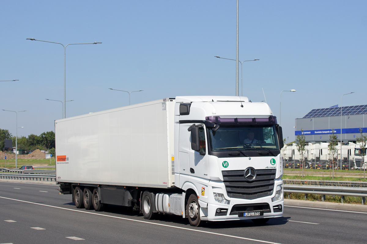 Литва, № JFL 670 — Mercedes-Benz Actros ('2011) 1845