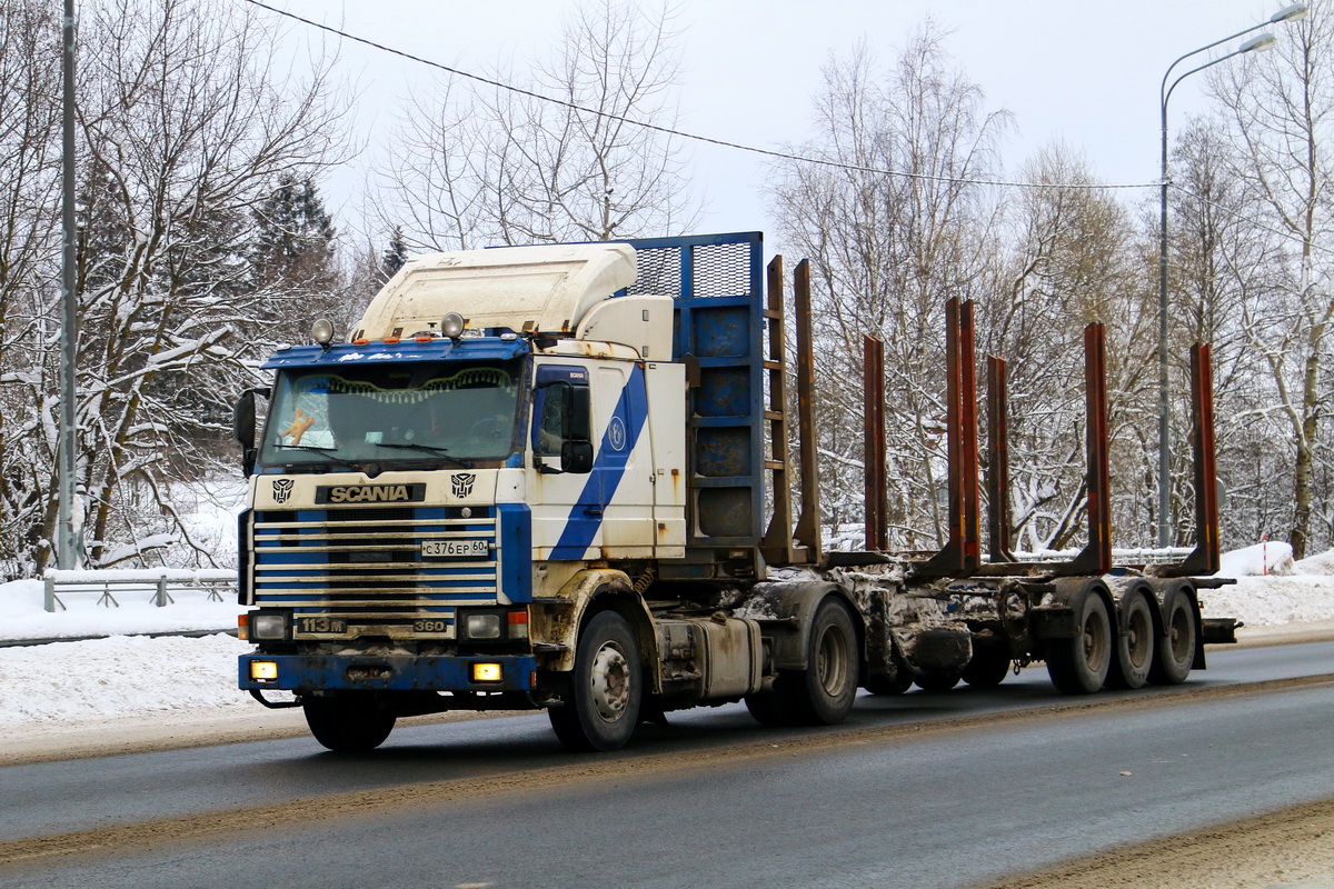 Псковская область, № С 376 ЕР 60 — Scania (II) R113M