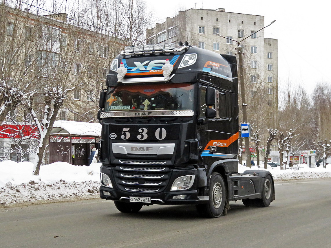 Кировская область, № Х 442 УН 43 — DAF XF Euro6 FT