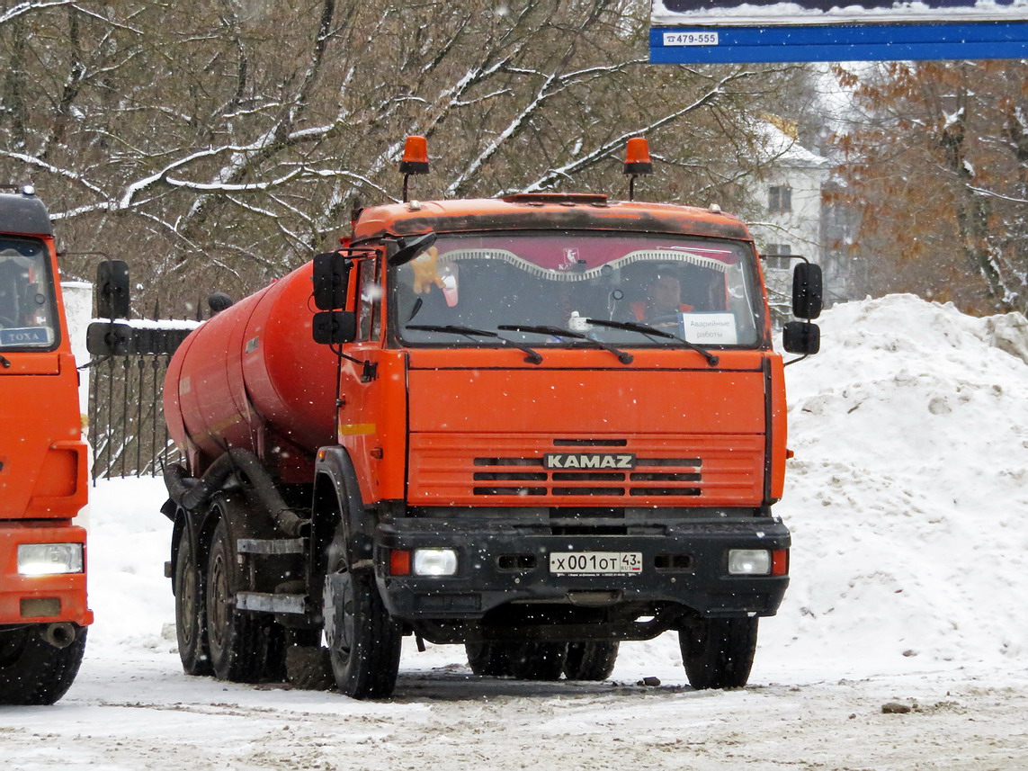 Кировская область, № Х 001 ОТ 43 — КамАЗ-65115-62