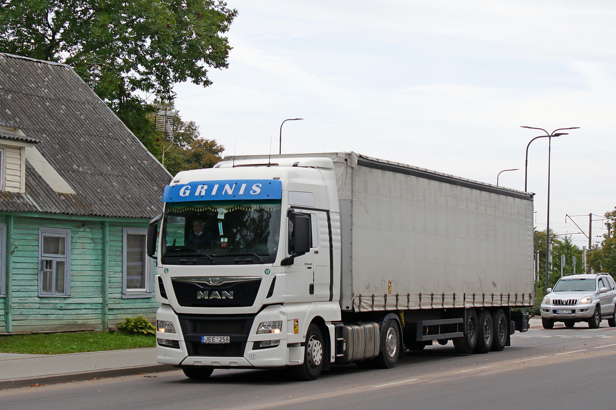 Литва, № JEE 258 — MAN TGX ('2012) 18.440