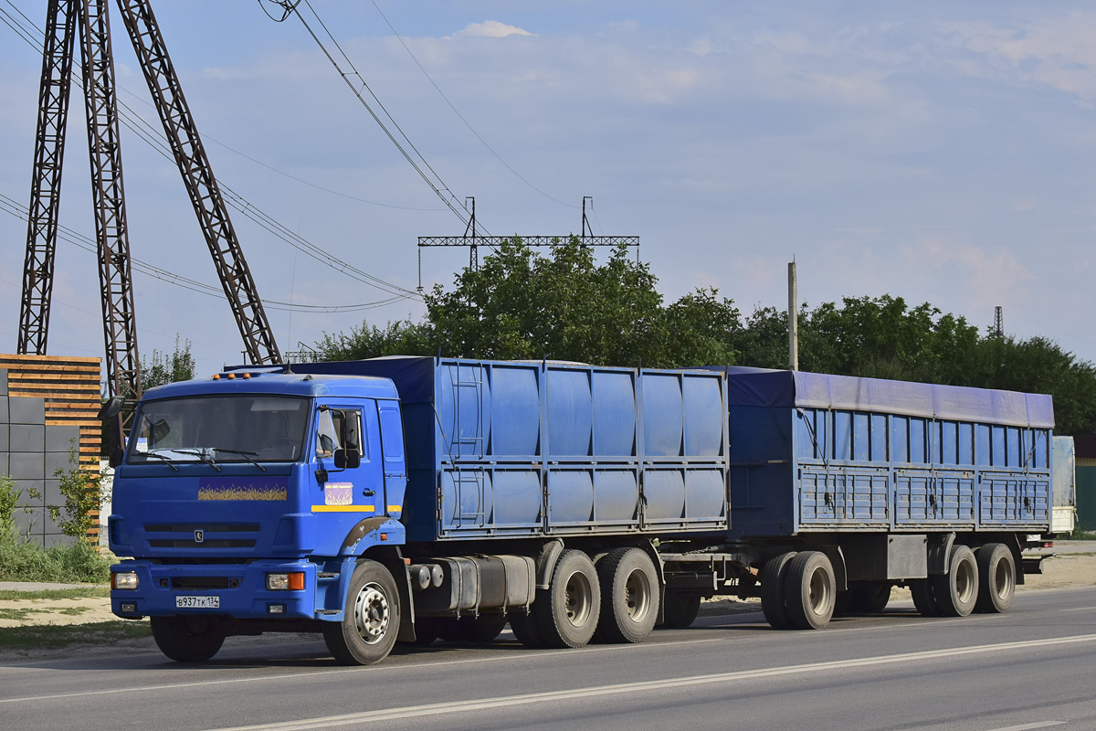 Волгоградская область, № В 937 ТК 134 — КамАЗ-65117-L4