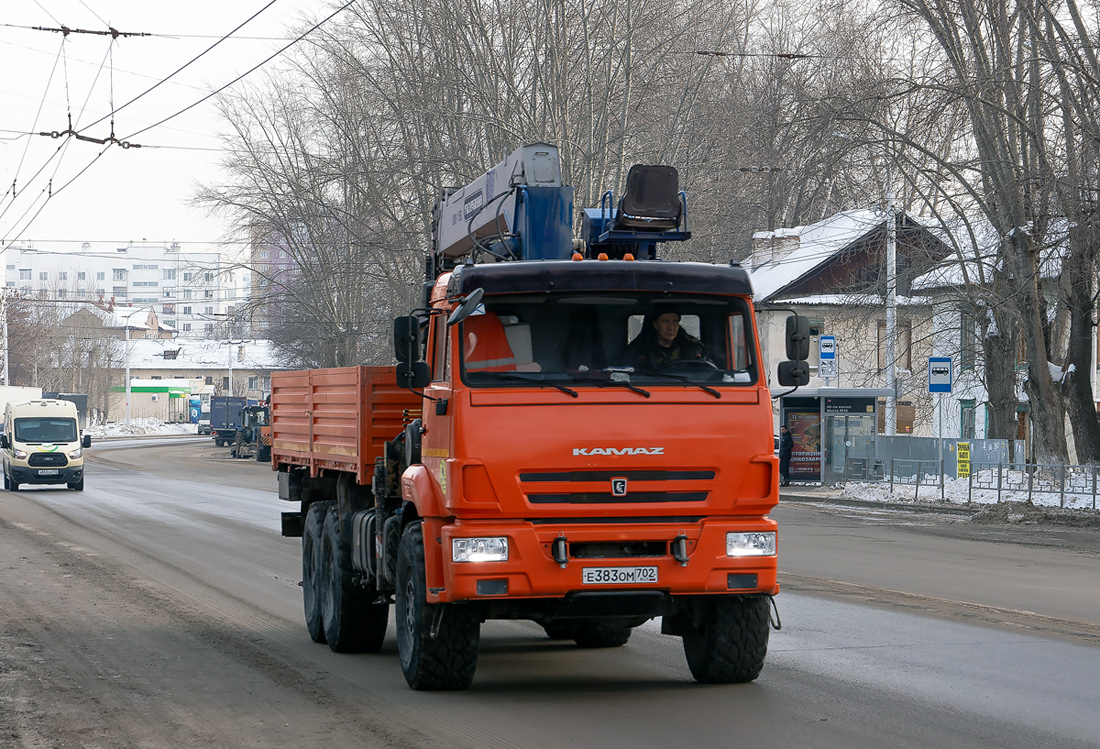 Башкортостан, № Е 383 ОМ 702 — КамАЗ-43118-50