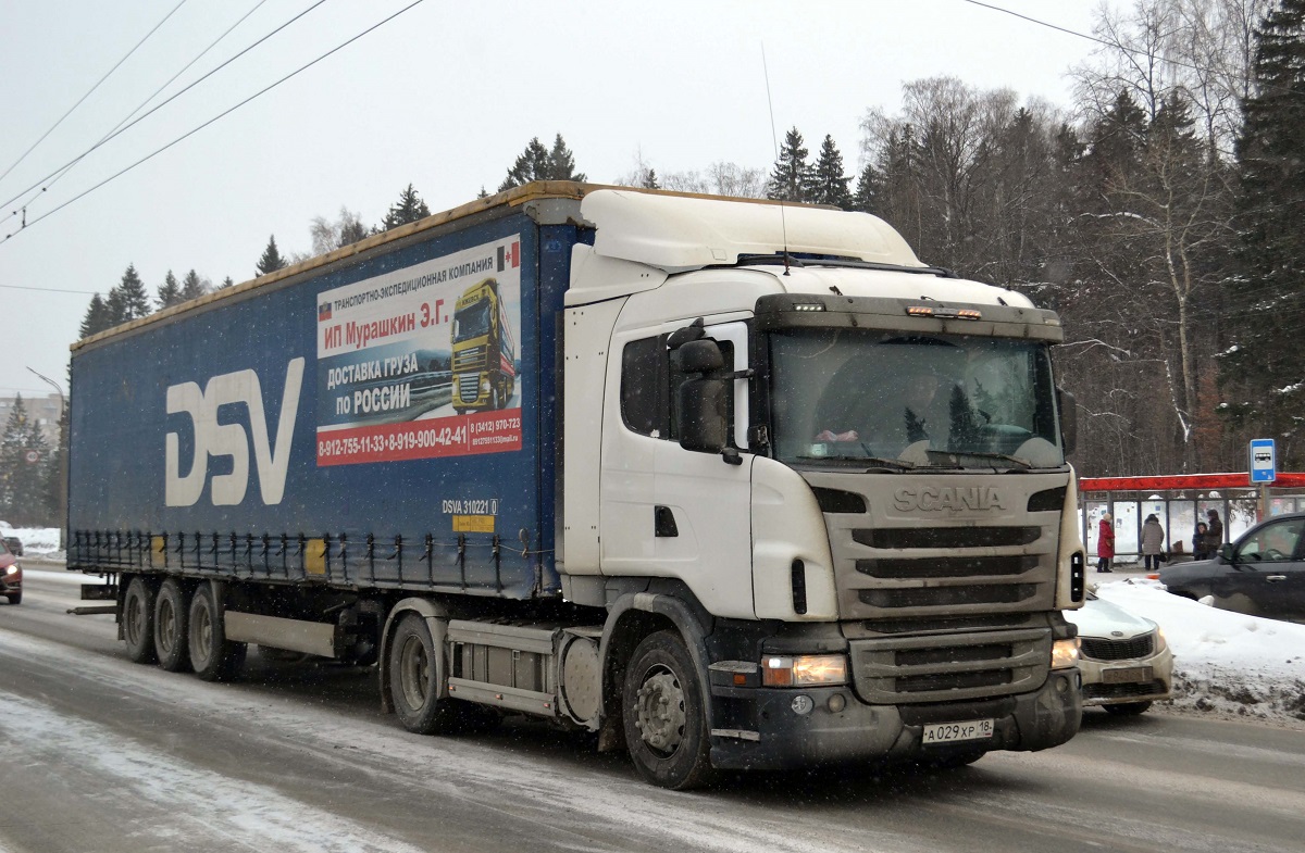 Удмуртия, № А 029 ХР 18 — Scania ('2009) G420