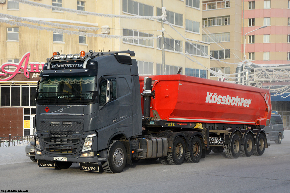 Саха (Якутия), № Н 222 АЕ 14 — Volvo ('2012) FH.500