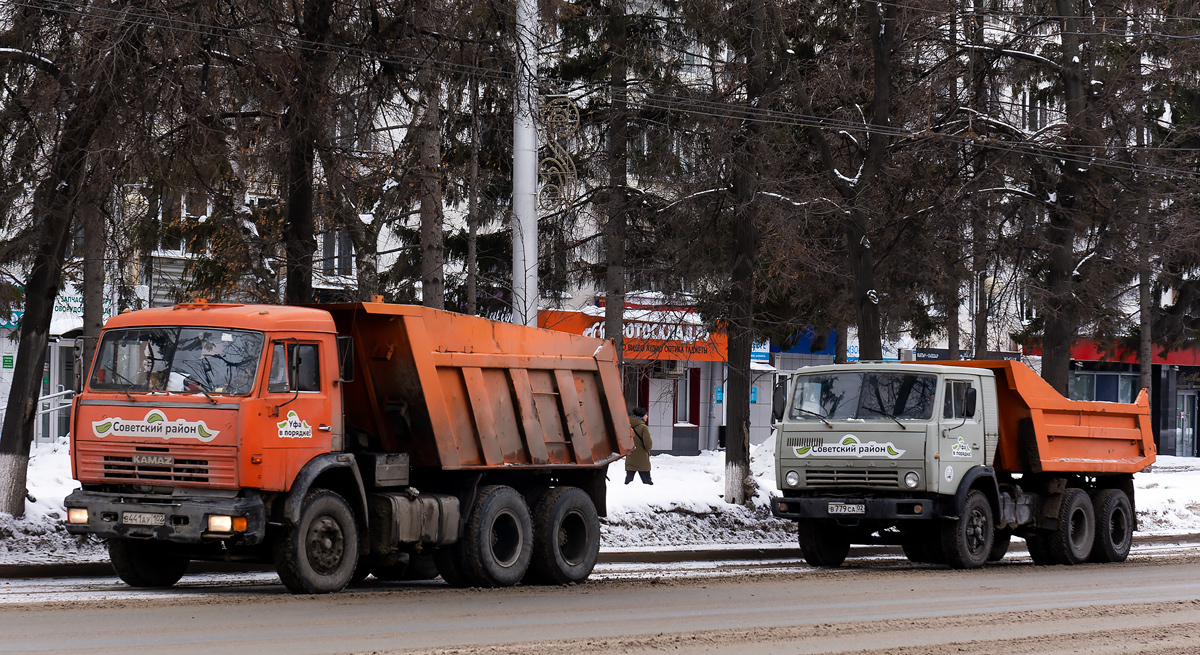 Башкортостан, № В 441 АУ 102 — КамАЗ-65115 [651150]; Башкортостан, № В 779 СА 02 — КамАЗ-55111-01 [55111A]