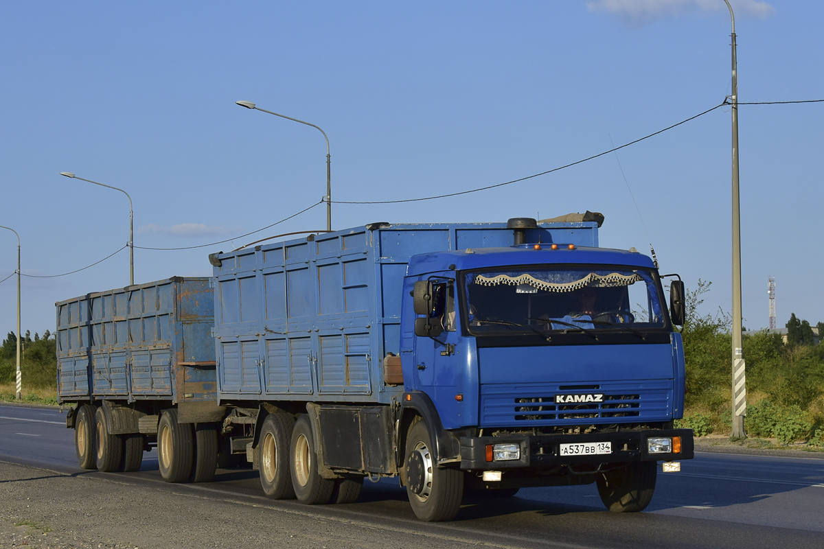 Волгоградская область, № А 537 ВВ 134 — КамАЗ-53215-13 [53215N]