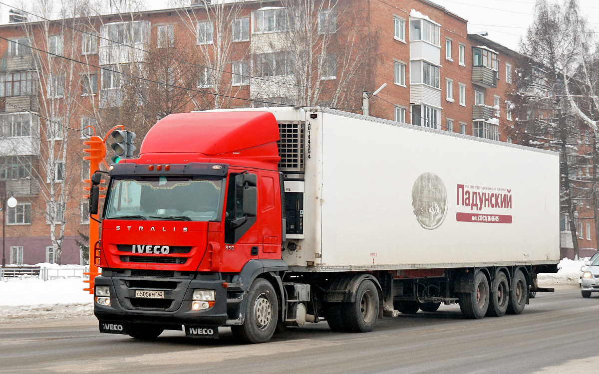 Кемеровская область, № С 505 КМ 142 — IVECO Stralis ('2007) 350