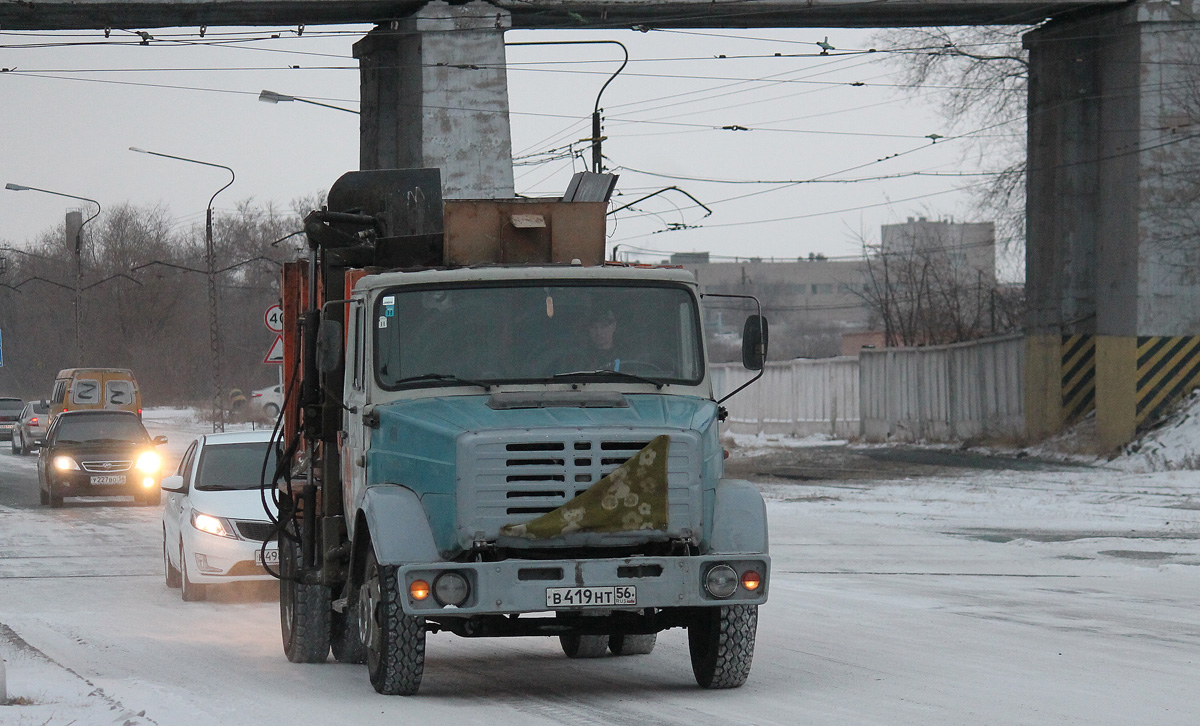 Оренбургская область, № В 419 НТ 56 — ЗИЛ-433362