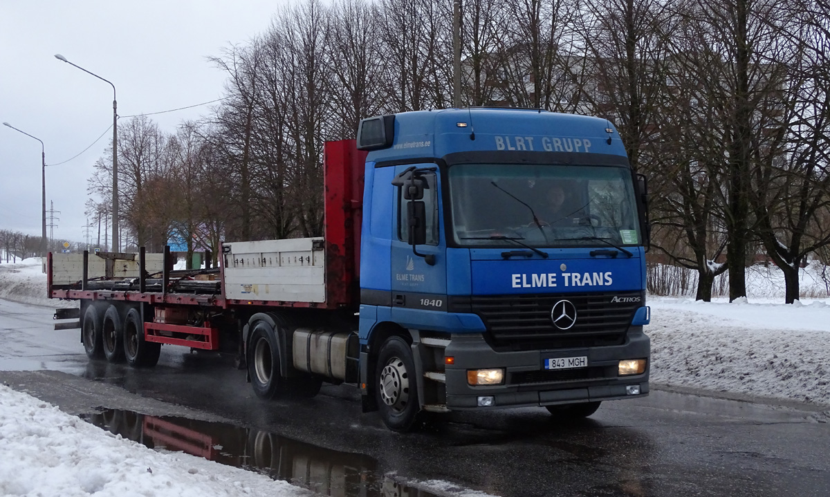 Эстония, № 843 MGH — Mercedes-Benz Actros ('1997) 1840