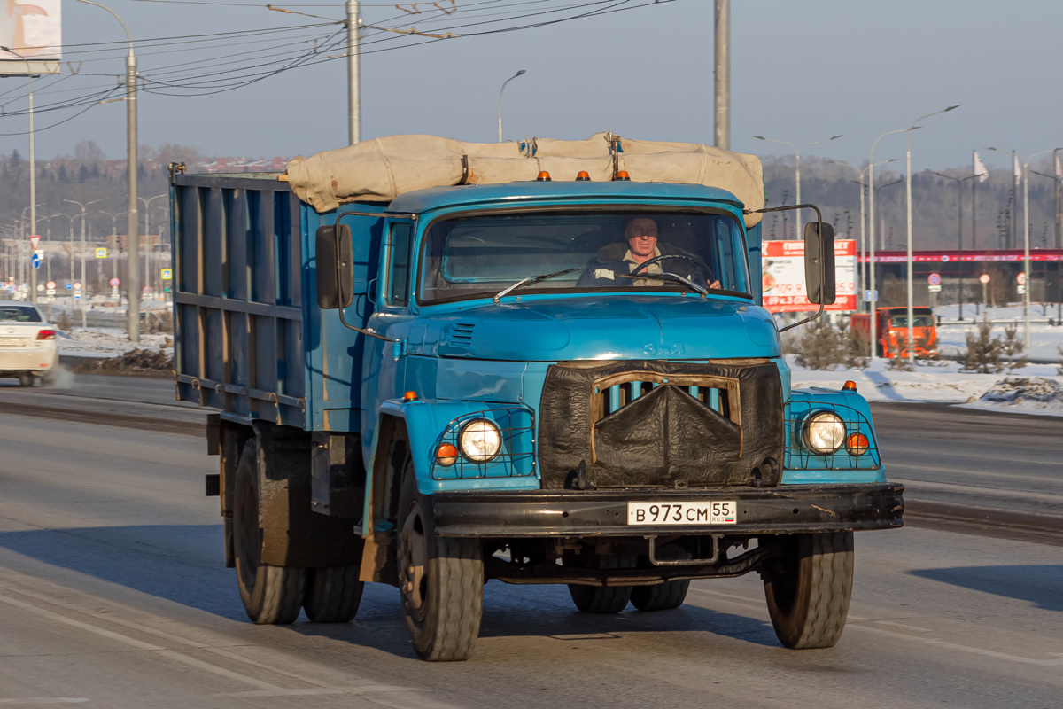 Омская область, № В 973 СМ 55 — ЗИЛ-130 (общая модель)