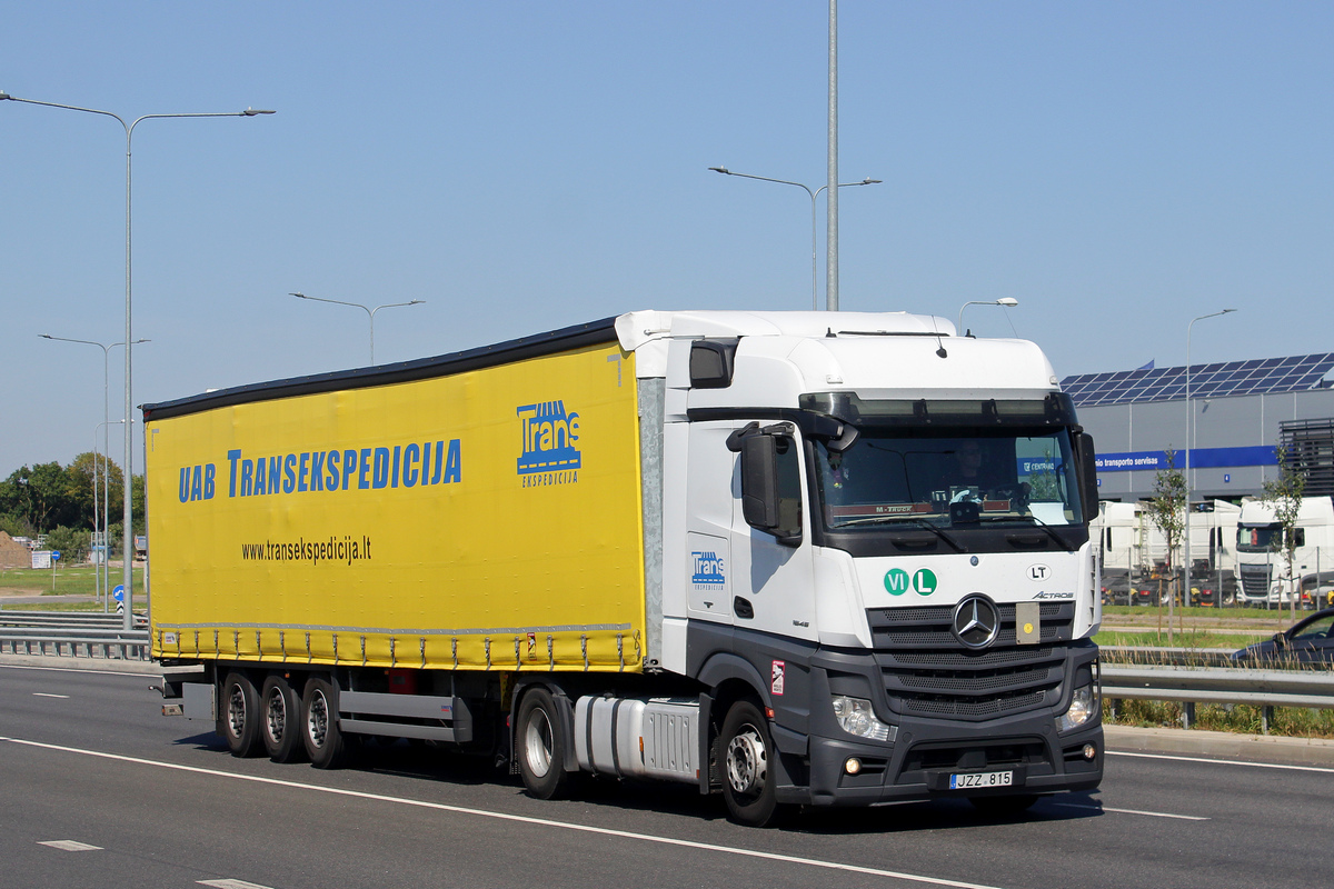 Литва, № JZZ 815 — Mercedes-Benz Actros ('2011) 1845