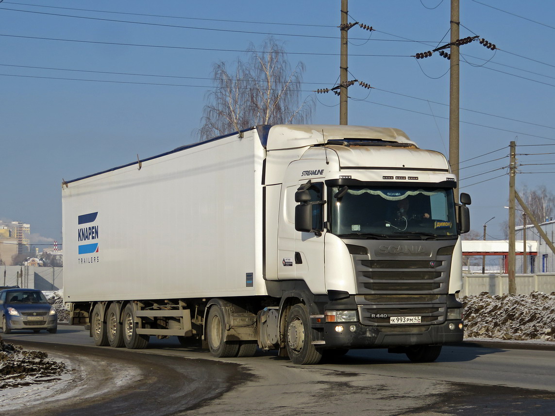 Кировская область, № К 993 РМ 43 — Scania ('2013) R440